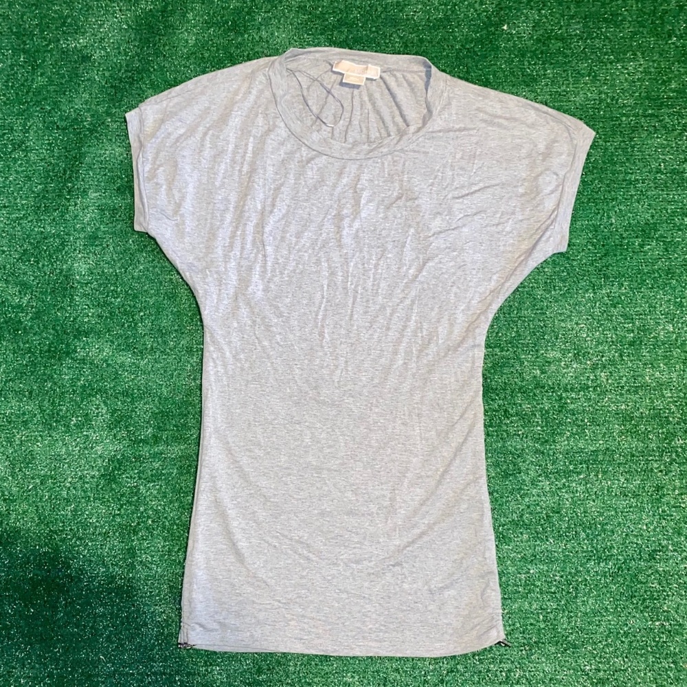 Michael Kors Gray Grey T-Shirt Medium mk top tank